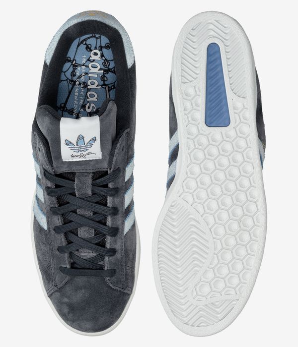 adidas Skateboarding x Henry Jones Campus ADV Schuh (carbon white light blue)
