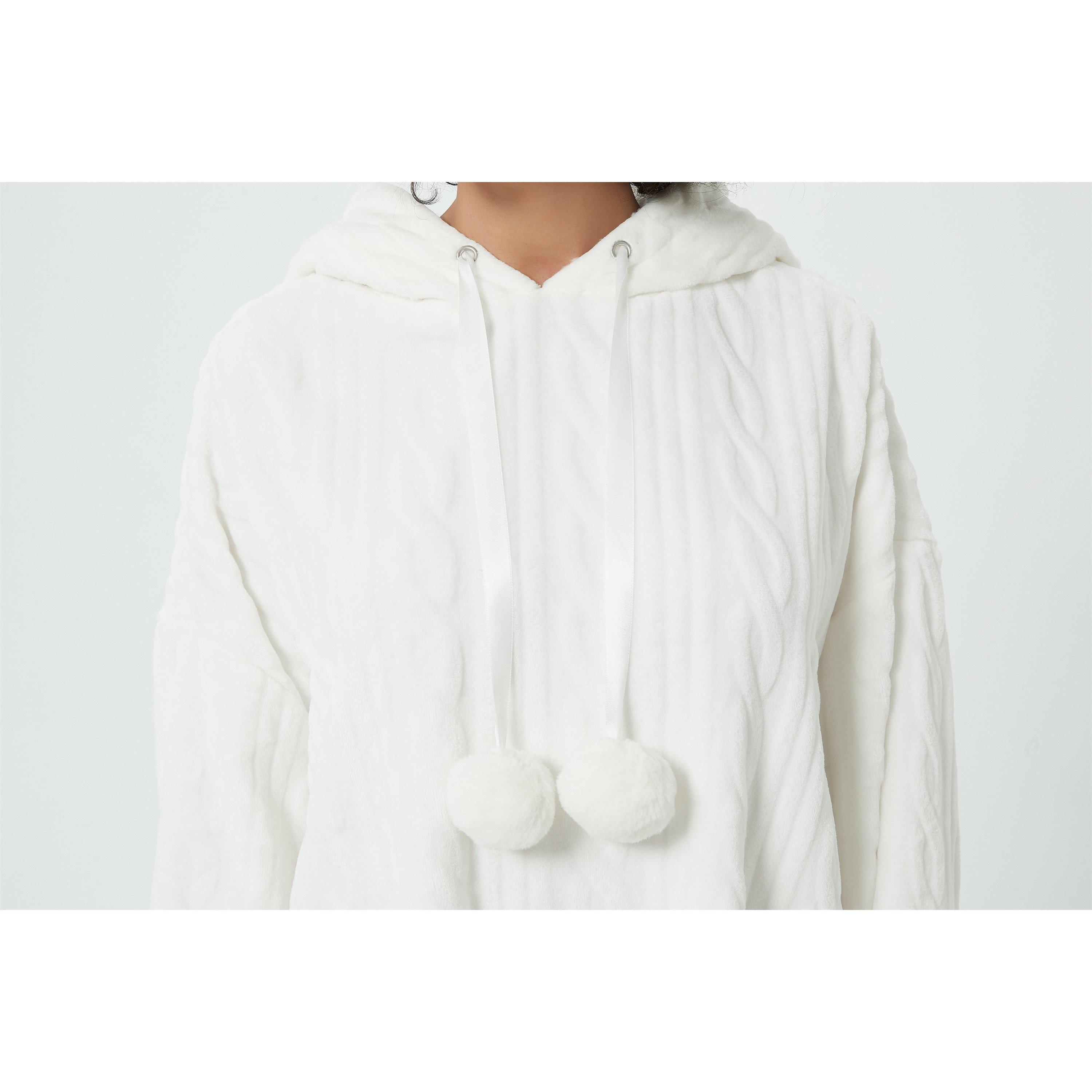Linea Ladies Cable Snuggle Hoodie