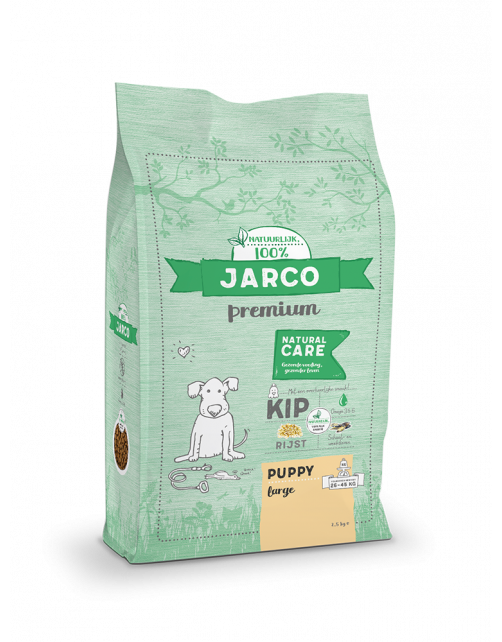 Jarco Dog Natural Large Puppy Kip - Hondenvoer