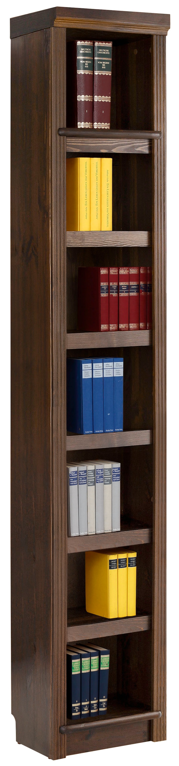 Home affaire Bücherregal »Soeren« aus massiver Kiefer, in 2 Höhen, Tiefe 29 cm, mit viel Stauraum