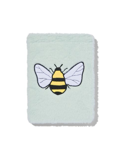 carnet A5 ligné fluffy abeille
