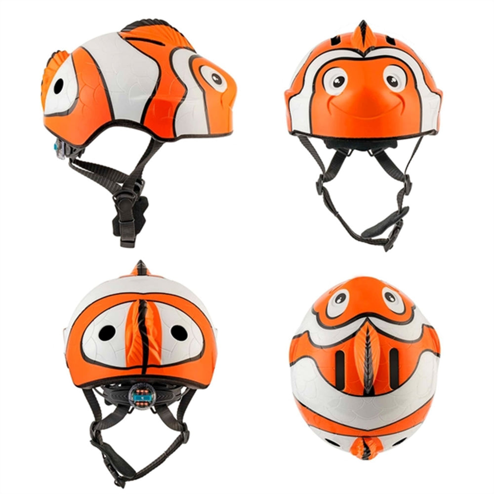 Køb Crazy Safety Fisk Cykelhjelm Orange