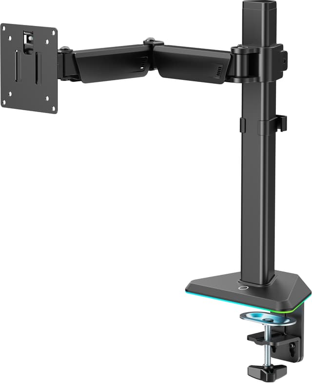 Essentials RGB Articulating skærmarm (sort)