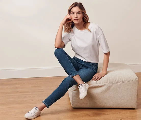 Slim-Denim »Fit Emma«, mid blue denim