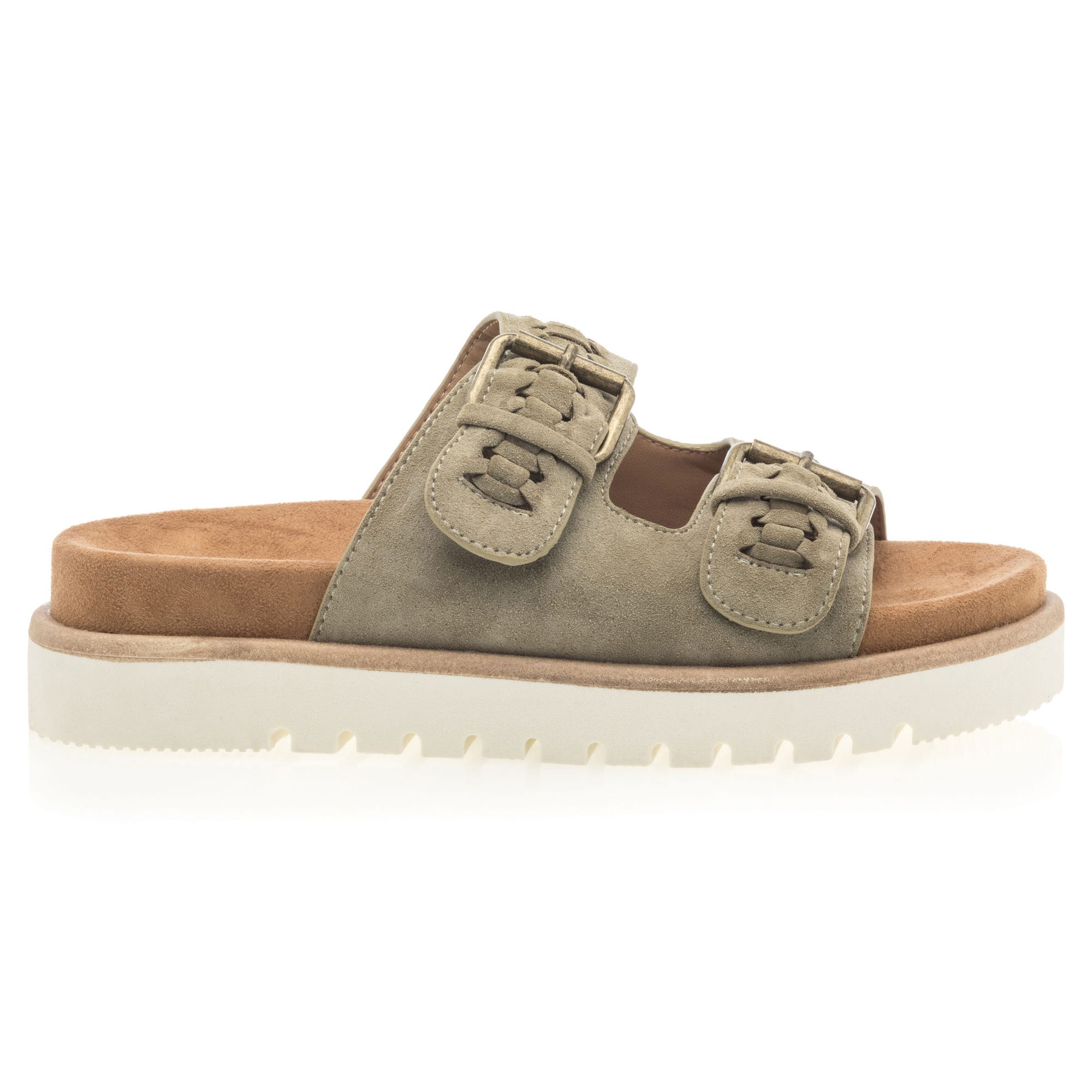 Mules Femme kaki