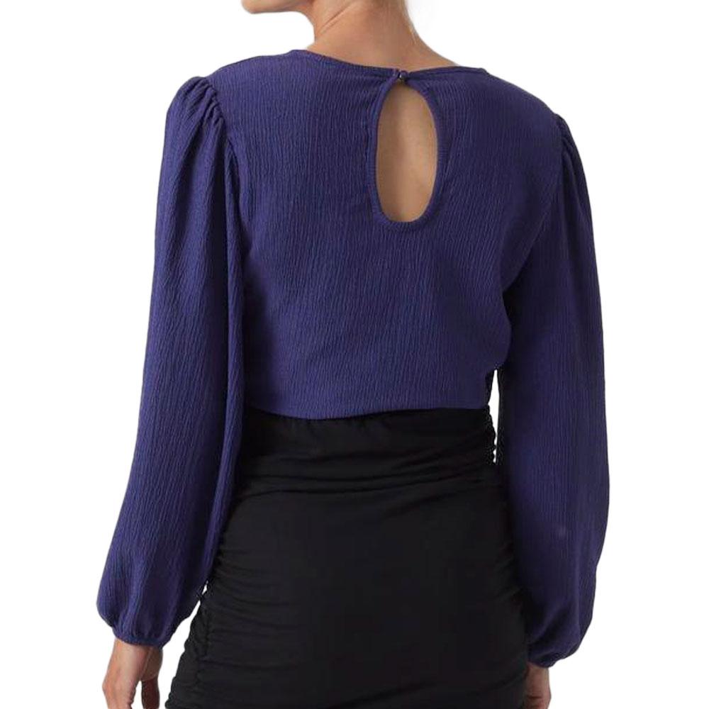 Mamalicious Blouse de Grossesse Marine Femme Mamalicious Aura