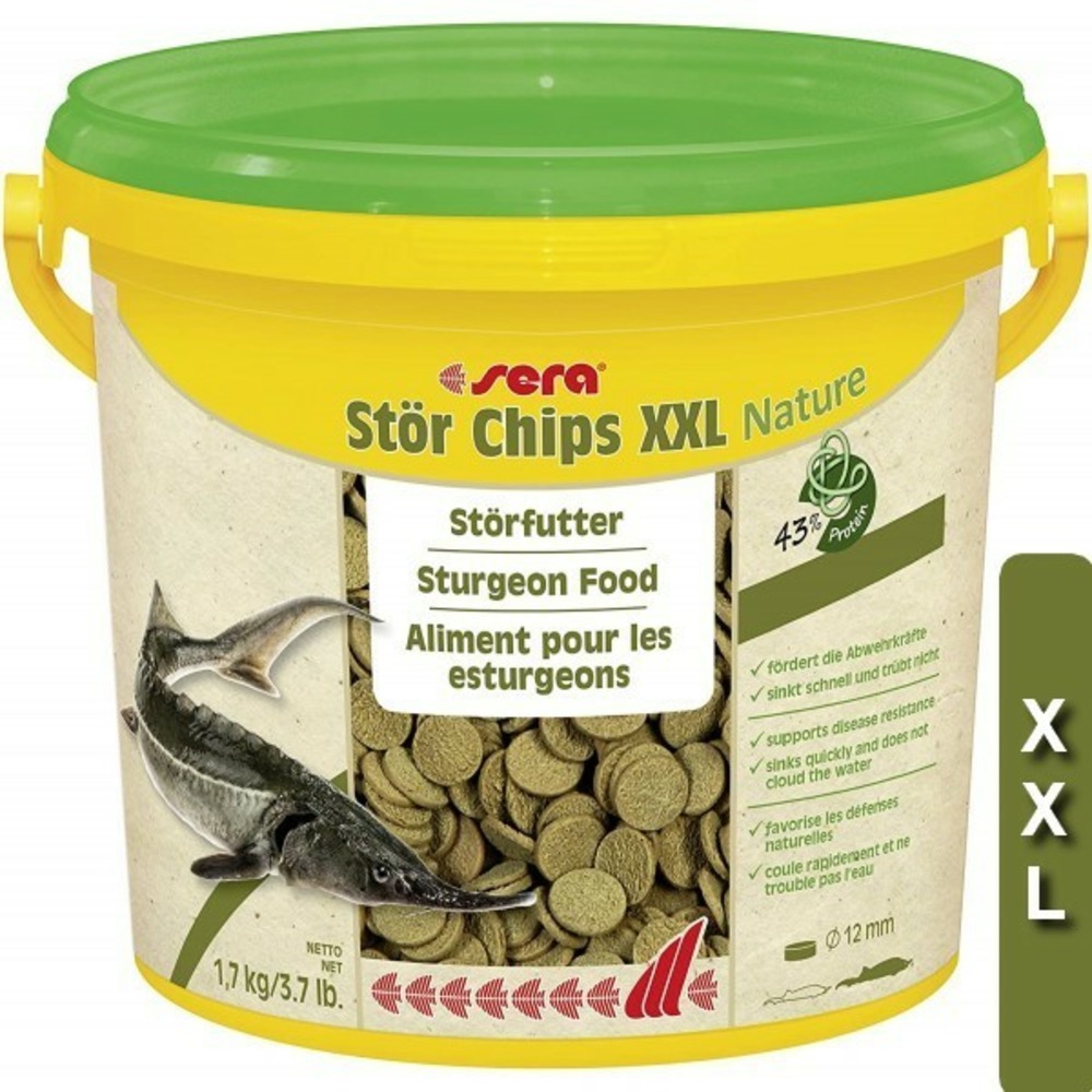 Sera esturgeons chips xxl 3.8l (1.7kg)