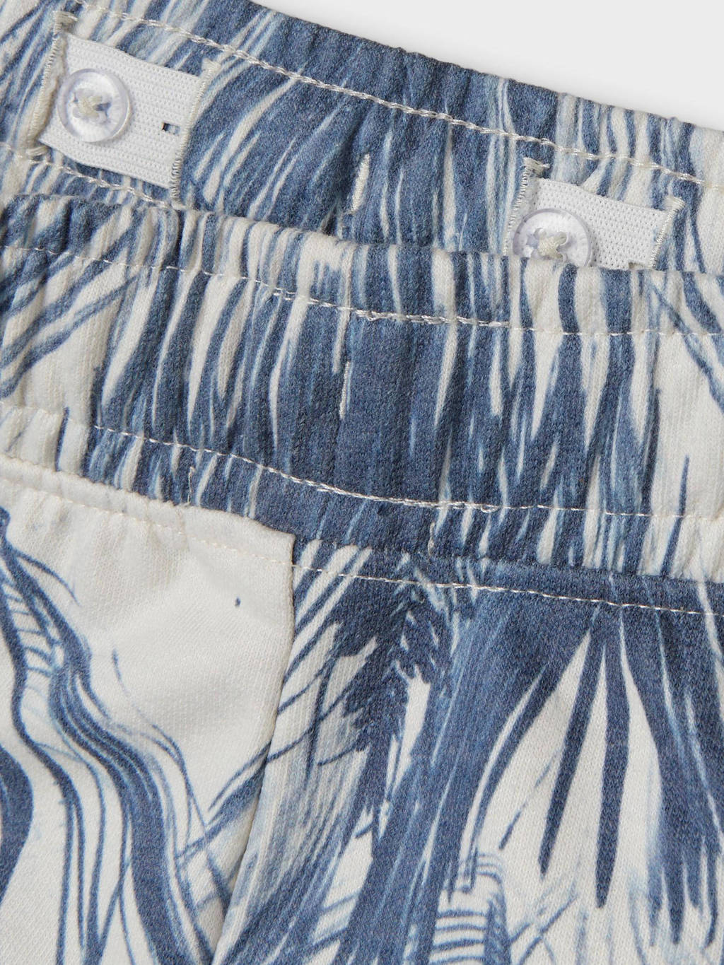 NAME IT casual short NKMFARVEL met all over print blauw/ecru