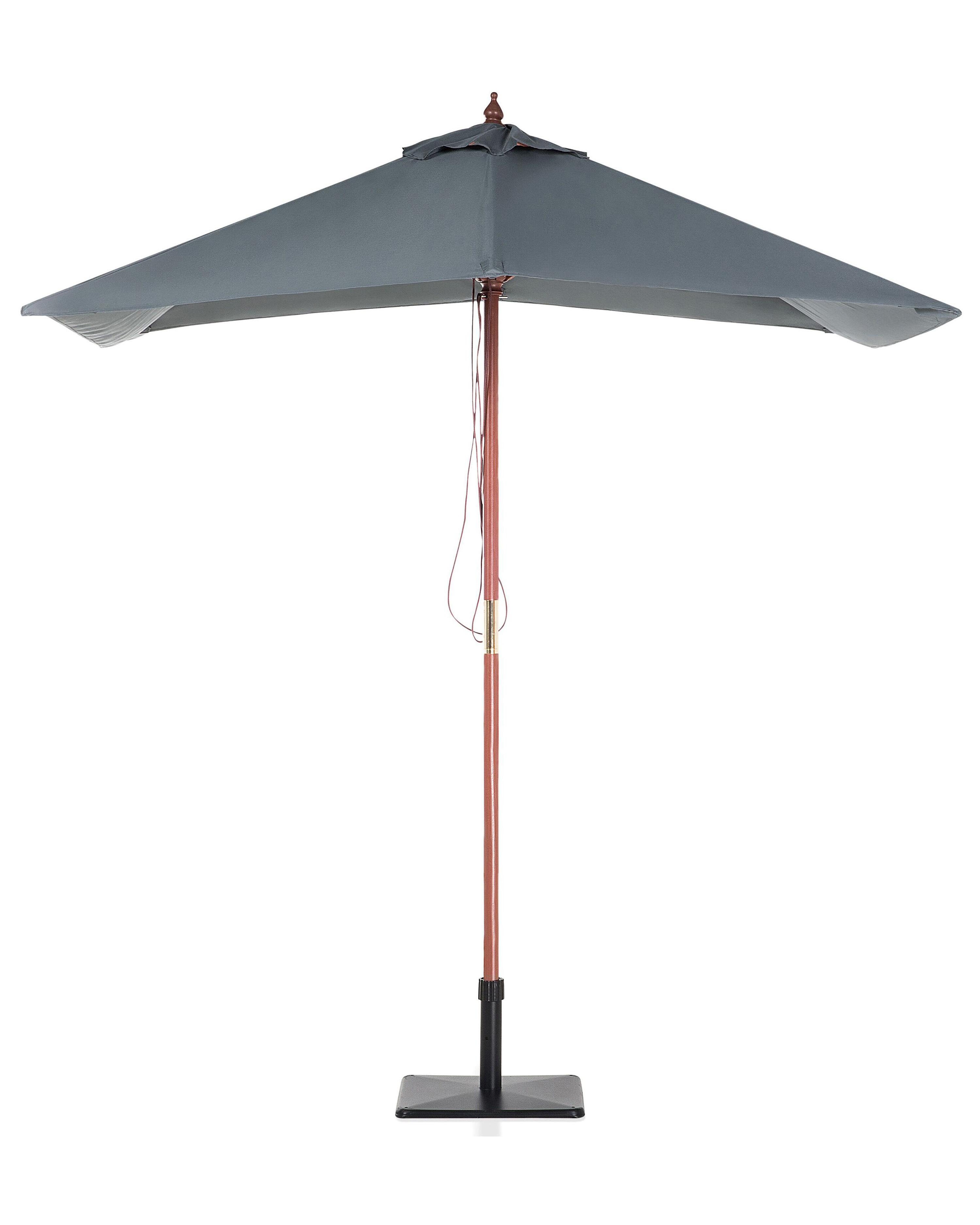 Parasol 195 cm FLAMENCO Donkergrijs