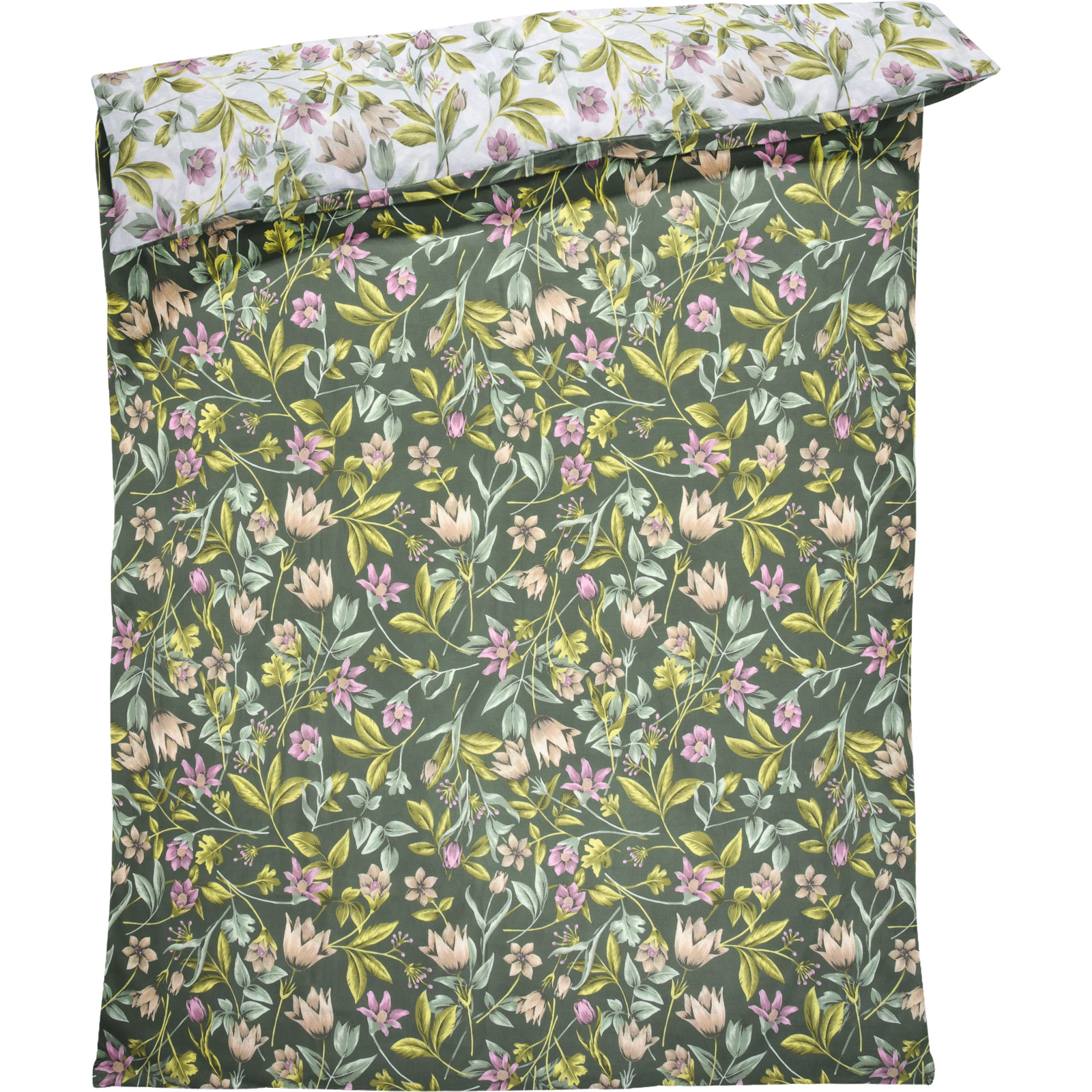 Bettwäsche Blumenzauber 200x210 2x65x65 Bettanzug Fra