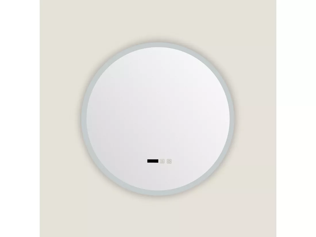 Miroir Salle de Bain avec Éclairage LED Anti-buée Palolem Ø60cm Sélectionnable (chaud-neutre-froid)