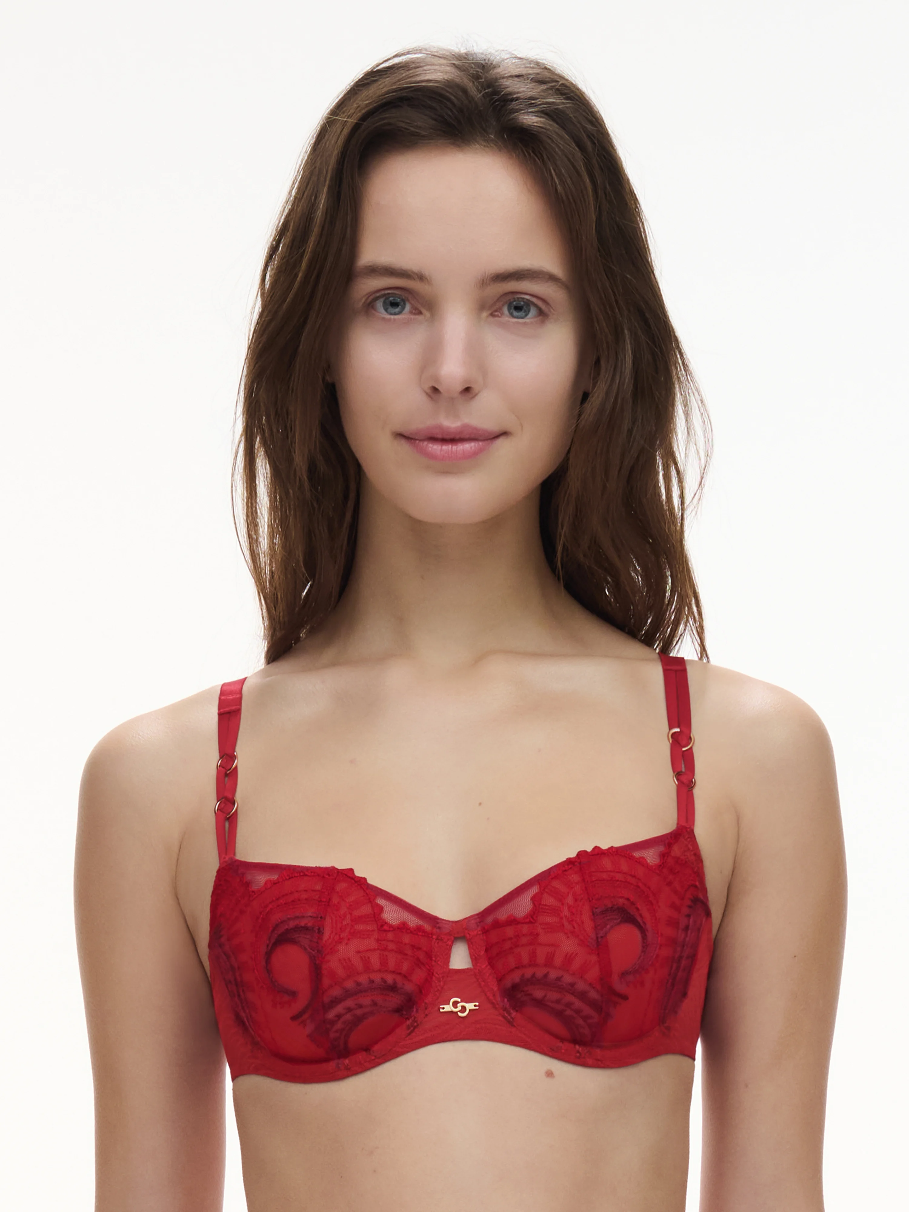 MYSTIC DREAM - Soutien-gorge corbeille broderie | Rouge
