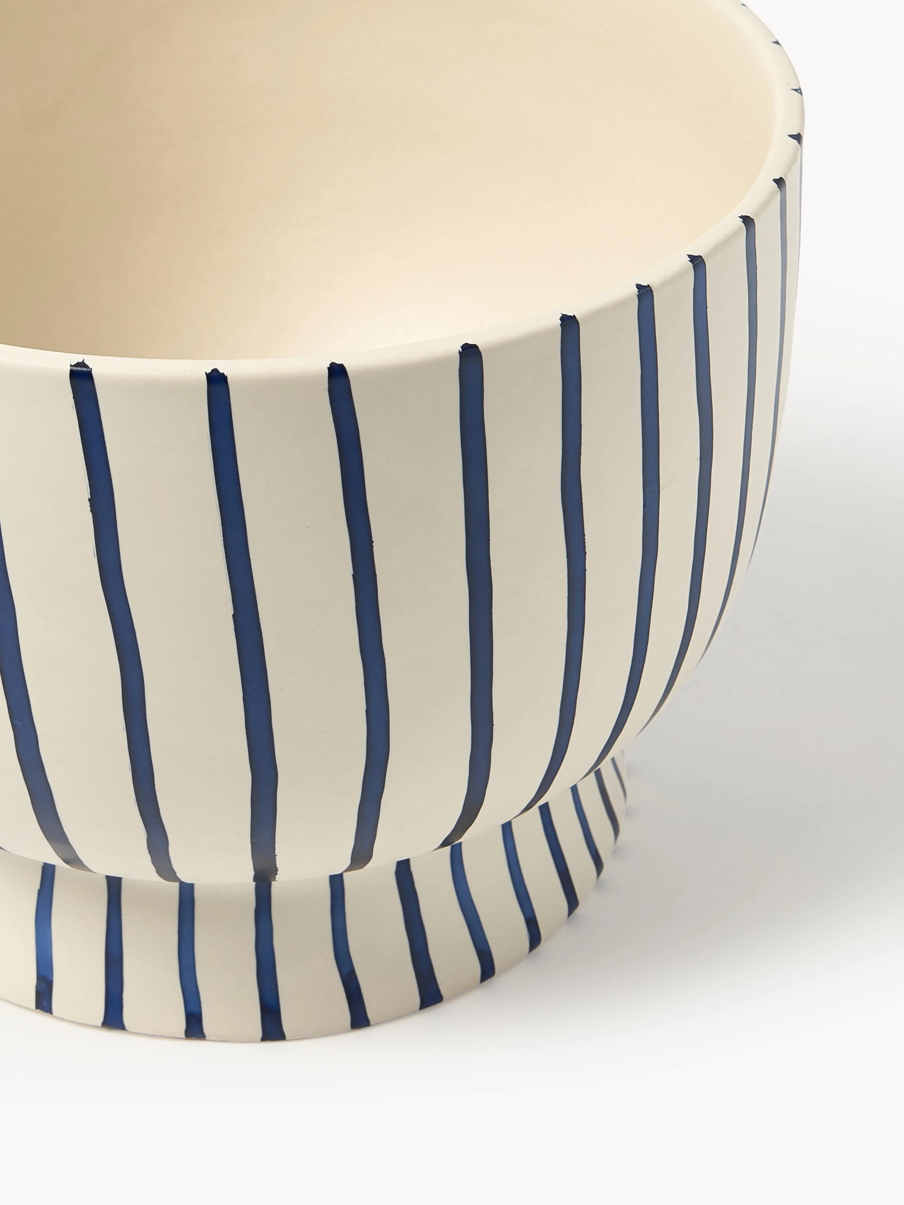 Handbeschilderde plantenpot Elio
