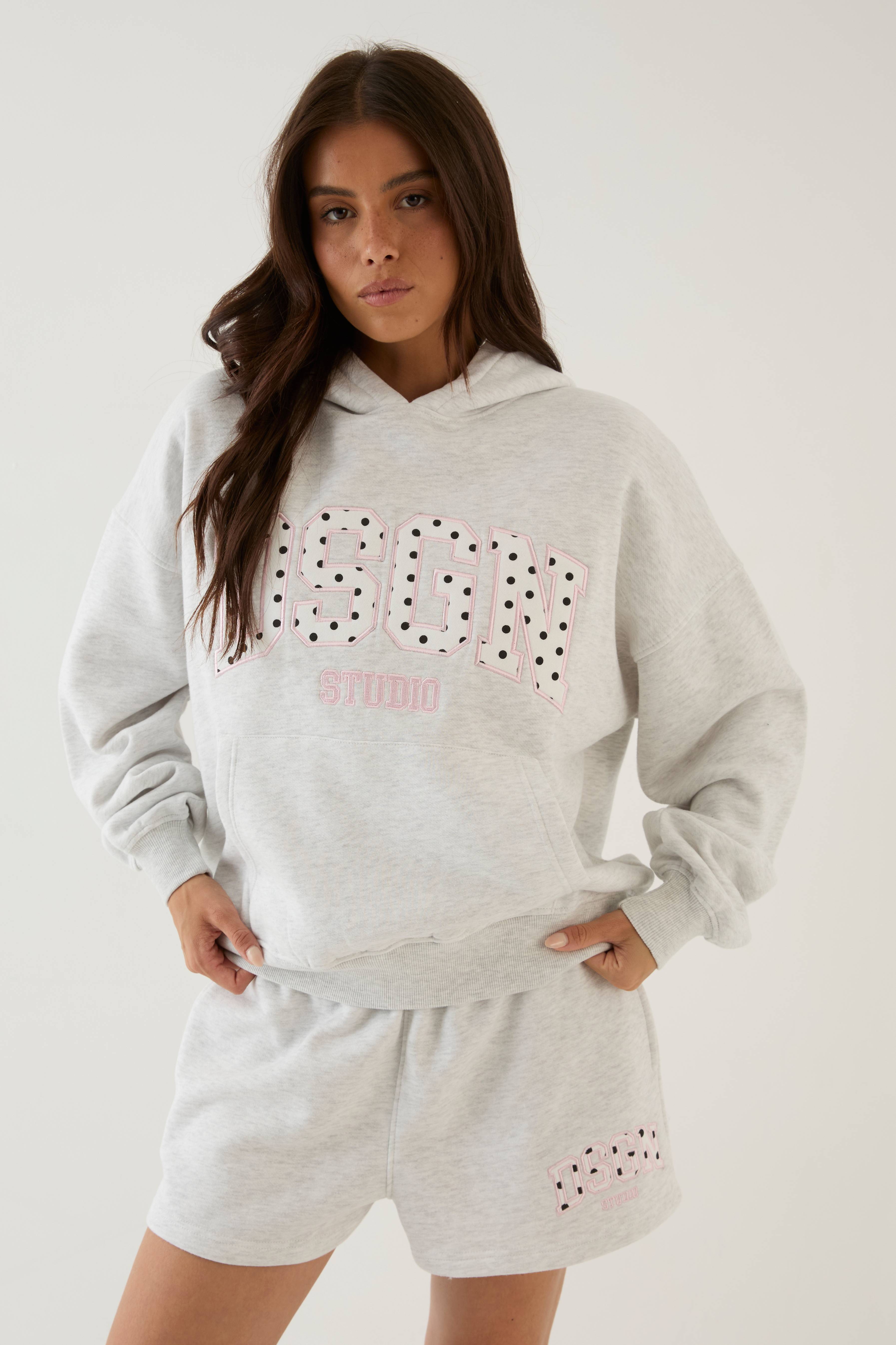 Sweat À Casynthétiqueche Oversize Dsgn Studio Avec Appliqué À Pois