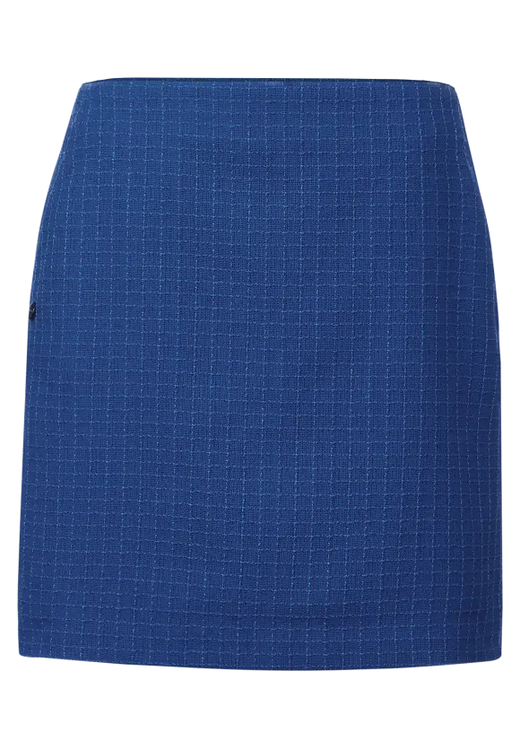 Bouclé Minirock - fresh intense gentle blue