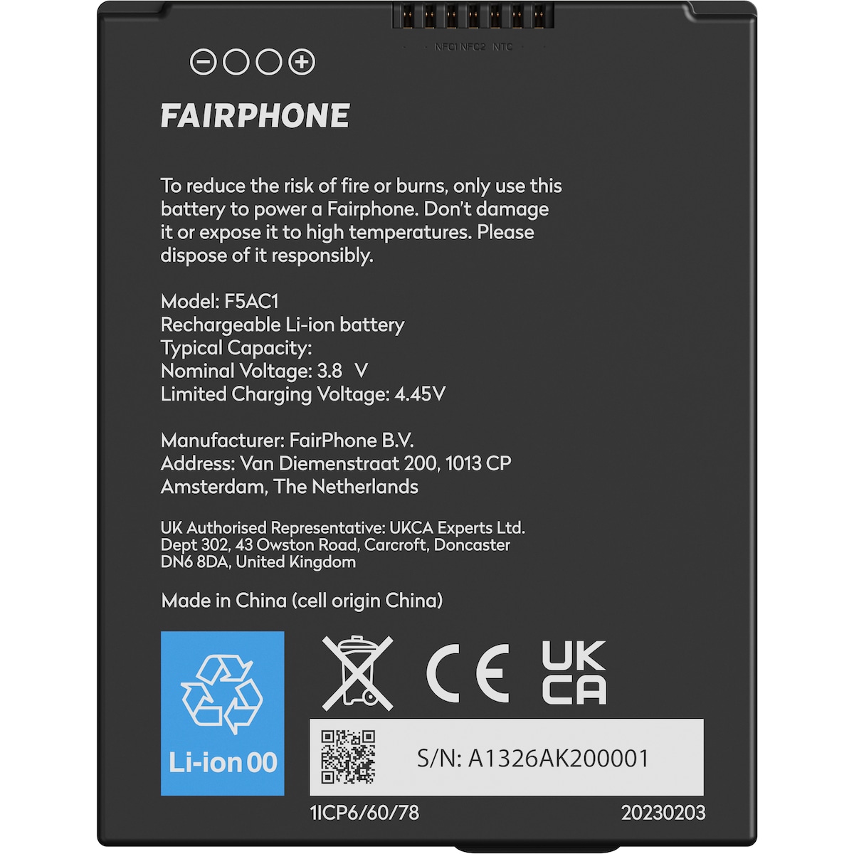 Fairphone 5 mobilbatteri