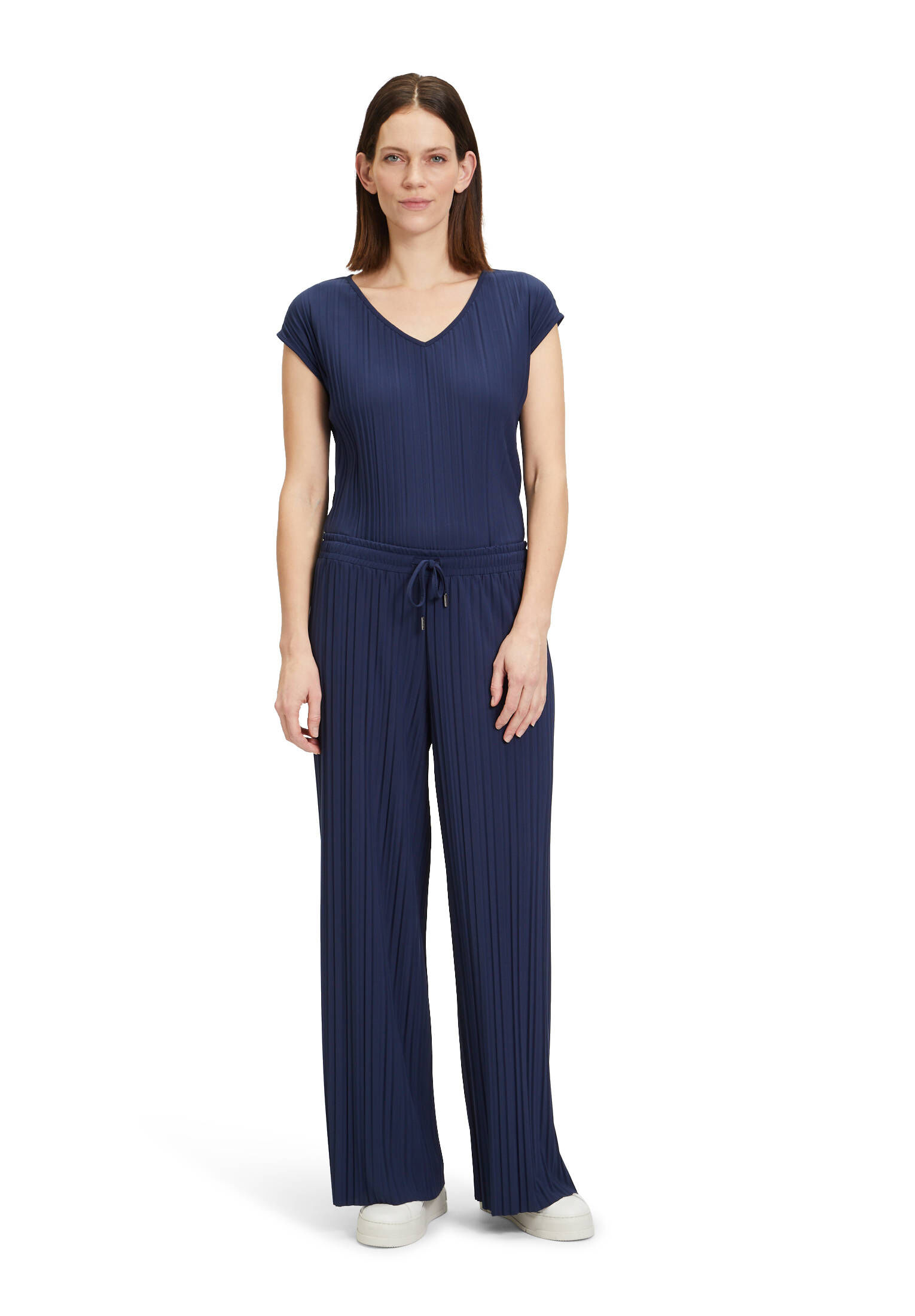 Betty & Co| Damen Rundhals-Shirt mit Plissee
