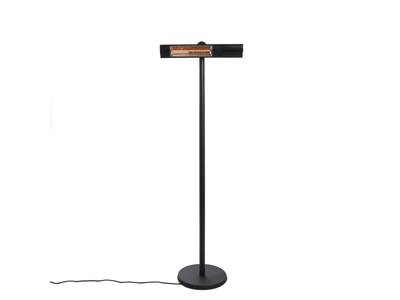 HORTUS Terrassevarmer gulvmodel GT 500/1000/1500W sort inkl. fjernbetjening (211-410)