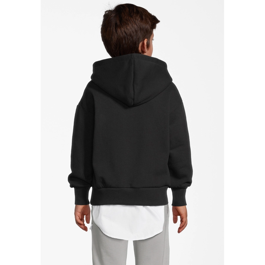 New Life Hoodie Hoodie Kapuzen Pullover mit Shirt Schwarz