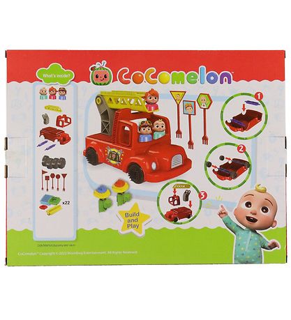 CoComelon Aktivitetsleget?j - Funbricks Fire Truck Set