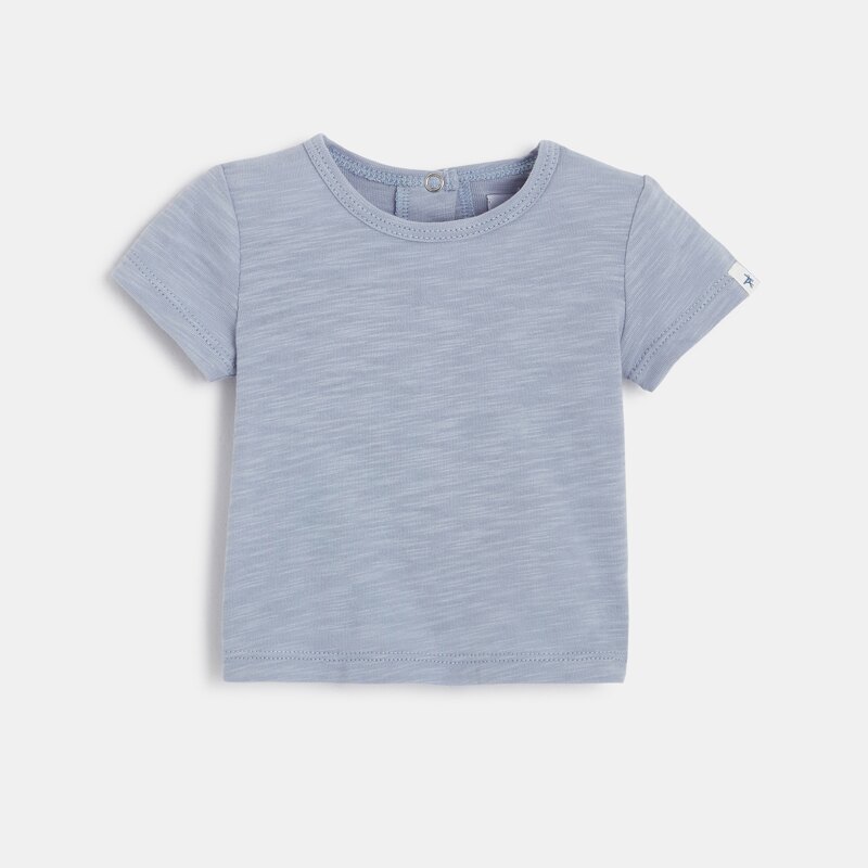 Ensemble t-shirt et salopette courte bébé garçon jaune Absorba Jaune