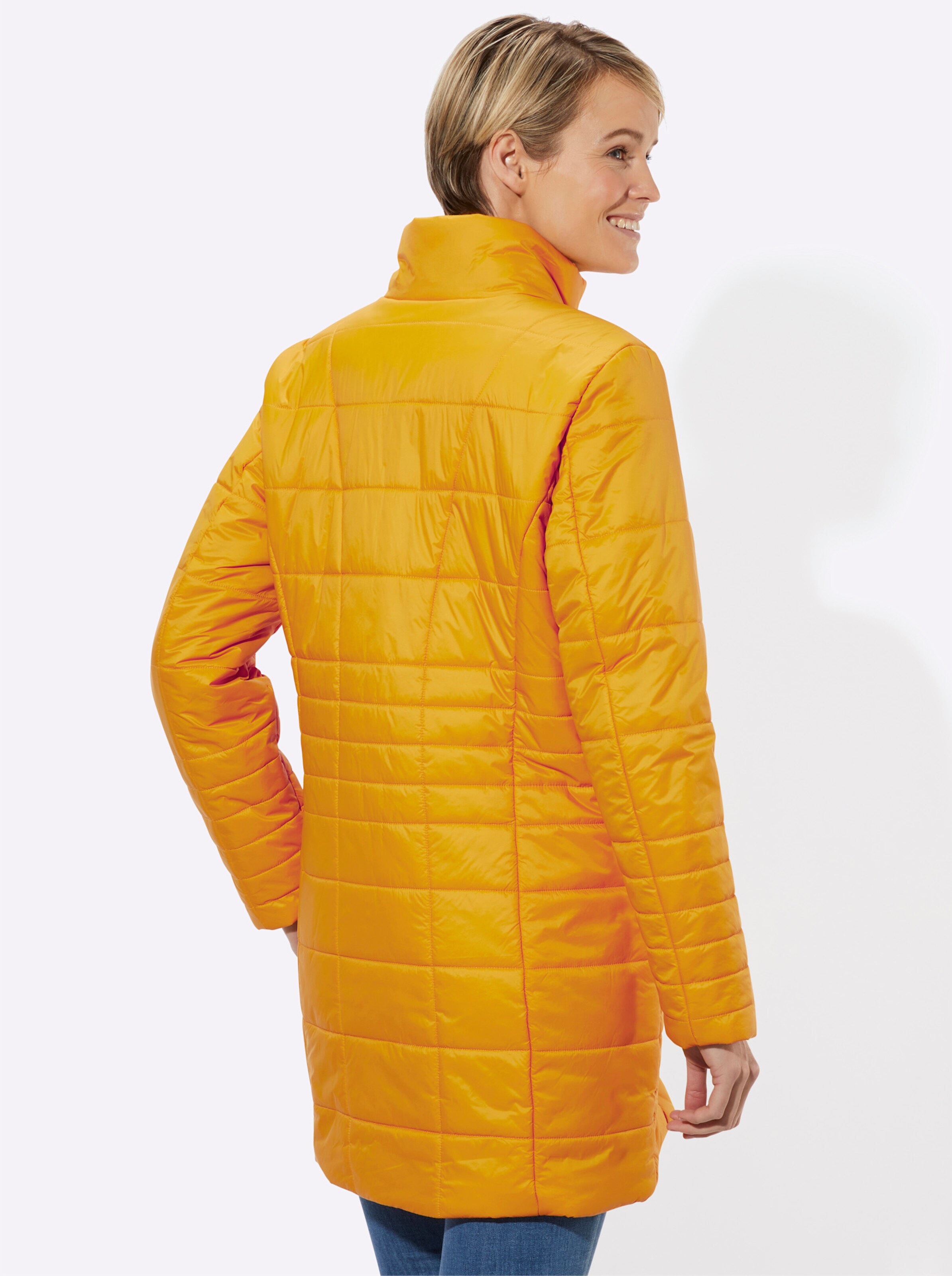 Steppjacke in ocker
