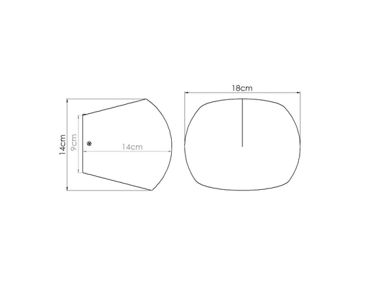 SOLLUX LIGHTING - Applique globe béton