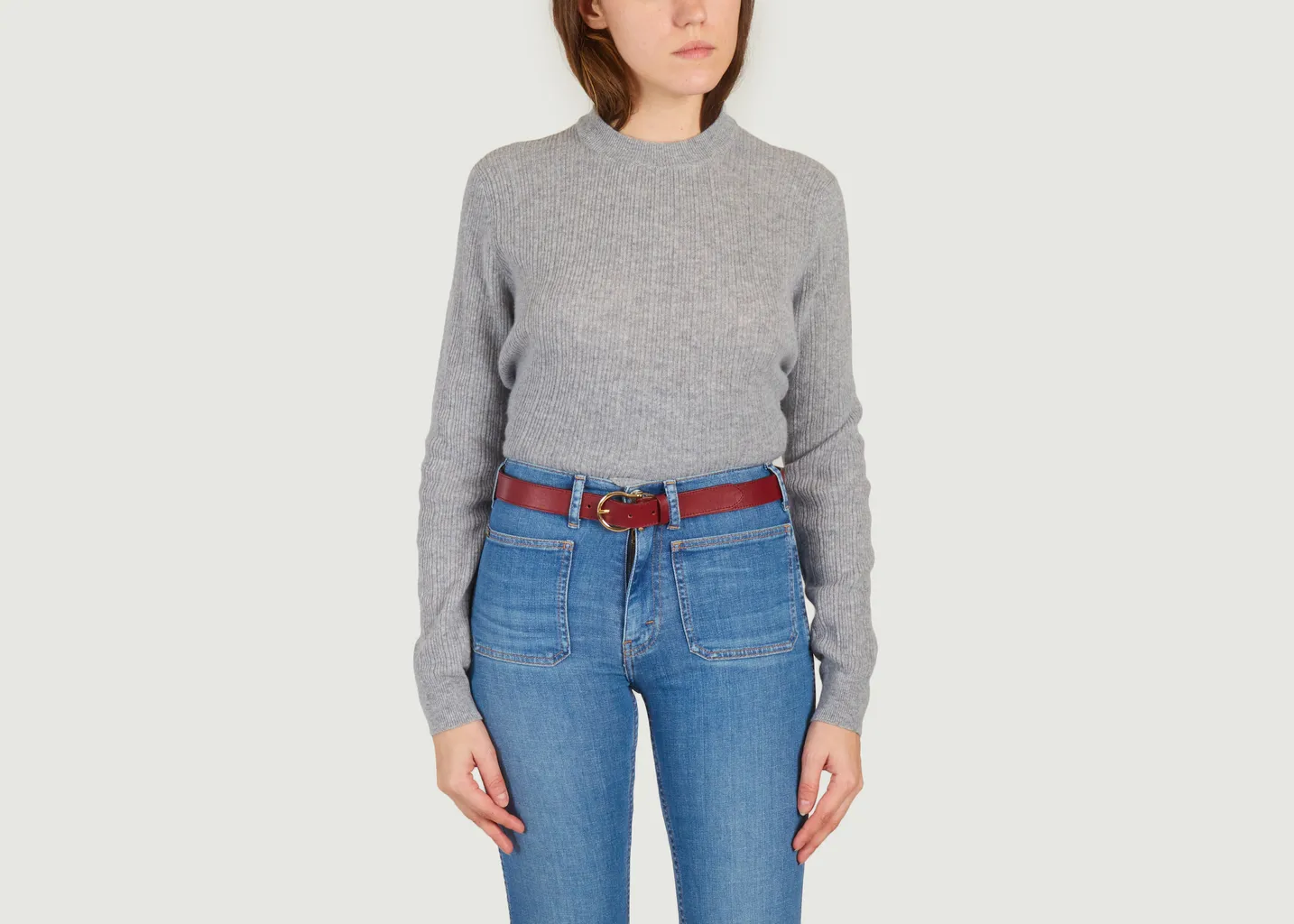 Ceinture en cuir nappa L'Exception Paris