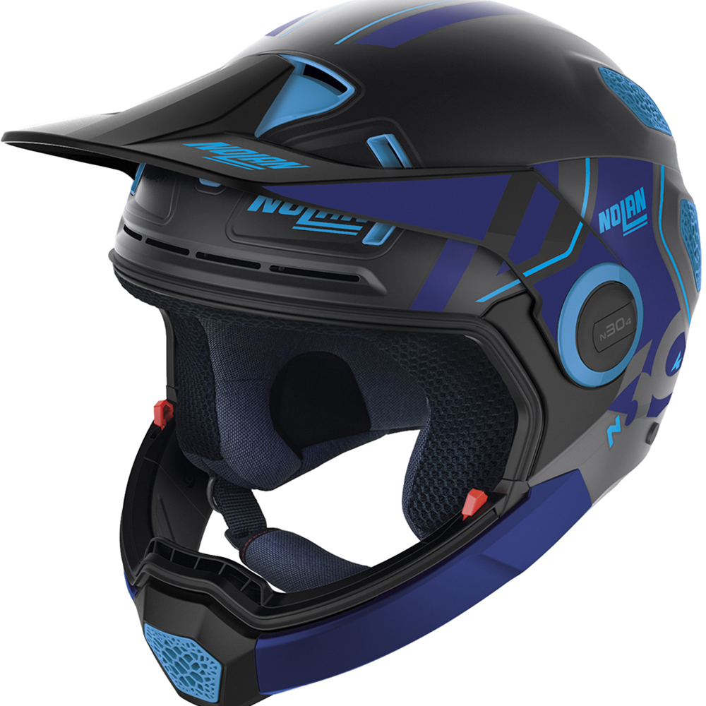 Nolan - Casque N30-4 XP Parkour Gris Mat / Bleu