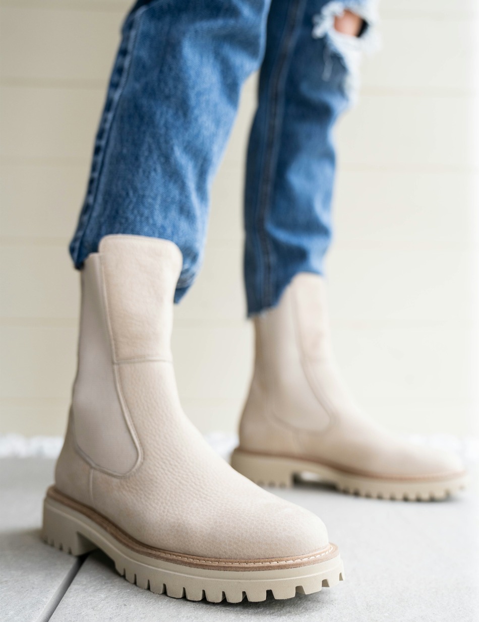 Nubukleder Chelsea Boot