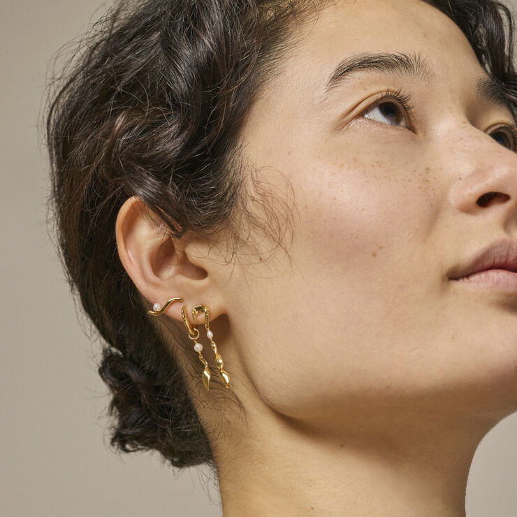 ENAMEL Copenhagen Studs, Sienna Pearls