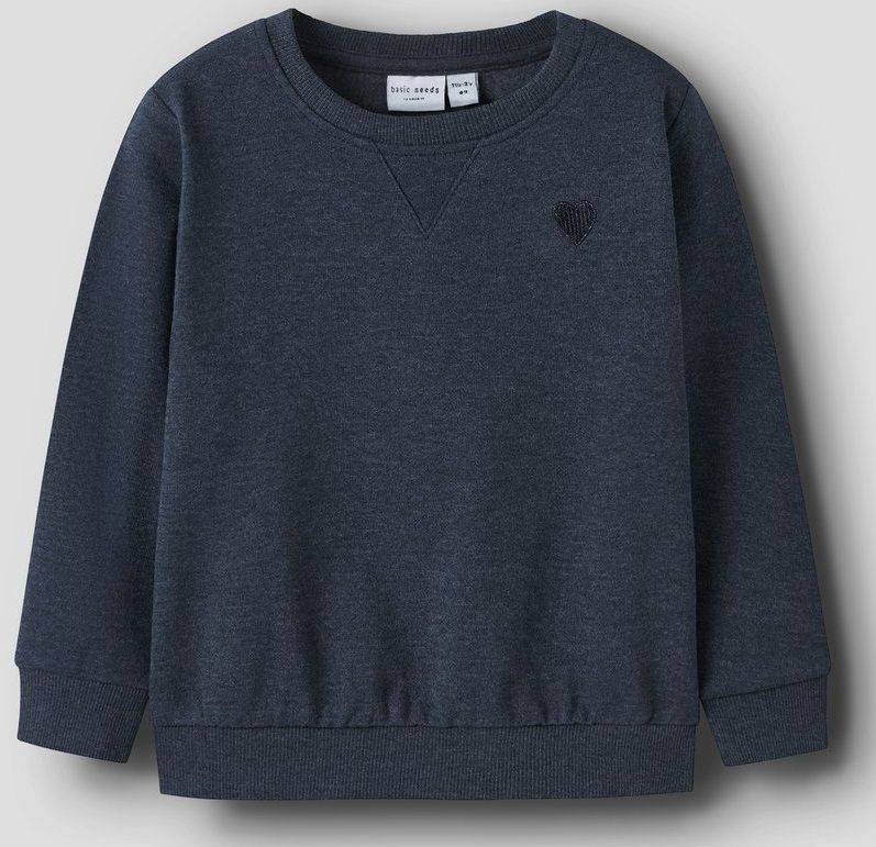 NAME IT - NMFVIMA LS SWEAT BRU NOOS - Sweatshirt - Geborstelde Stof - Meisjes
