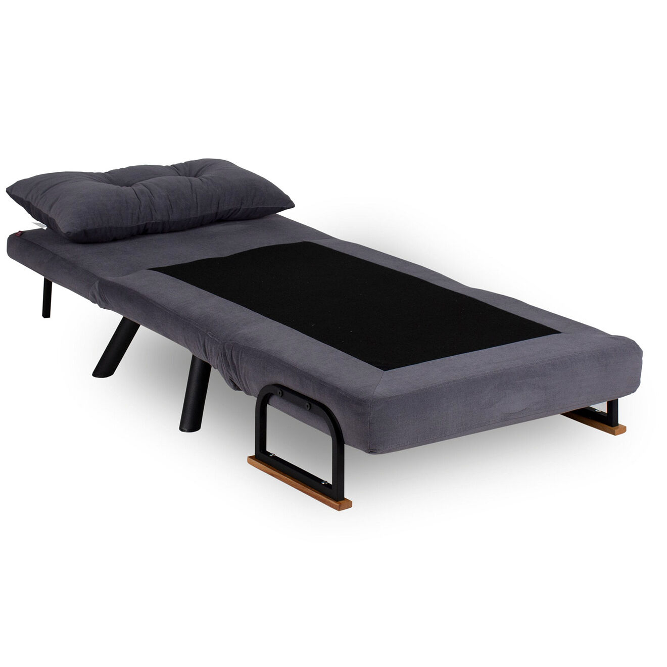 Atelier del Sofa Fauteuil convertible Sando gris - 60x50x42 cm