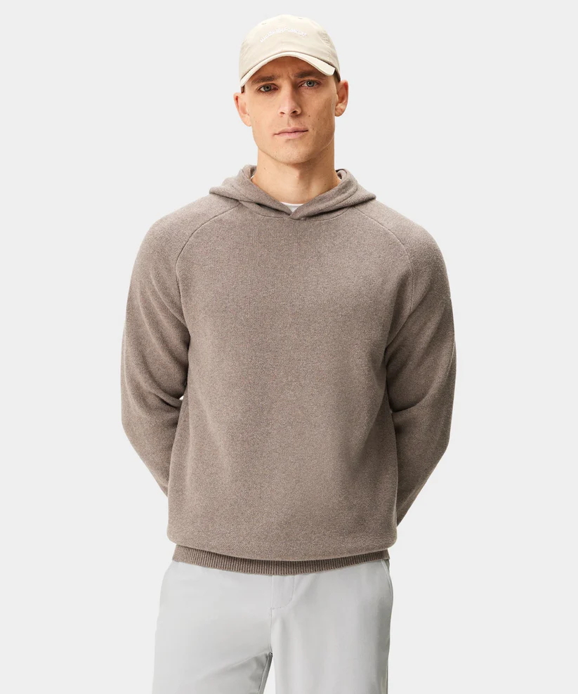 Macade Tech Knit Hoodie Brown
