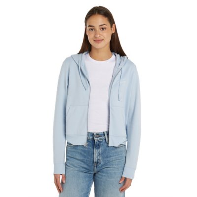 Sweatshirt zippé à capuche femme Reg Signature Zip Thru TOMMY HILFIGER