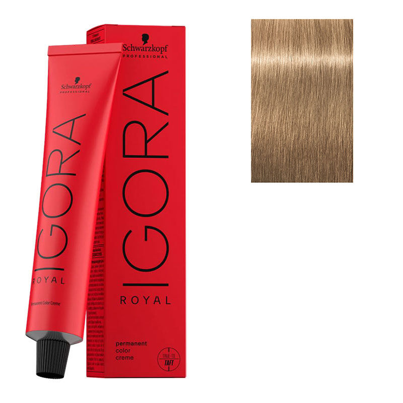 Coloration permanente Igora Royal 8-4 blond clair beige