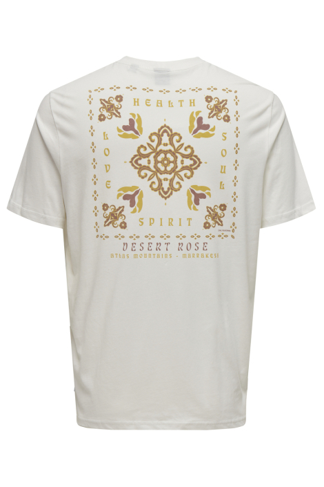 Only & Sons witte heren t-shirt