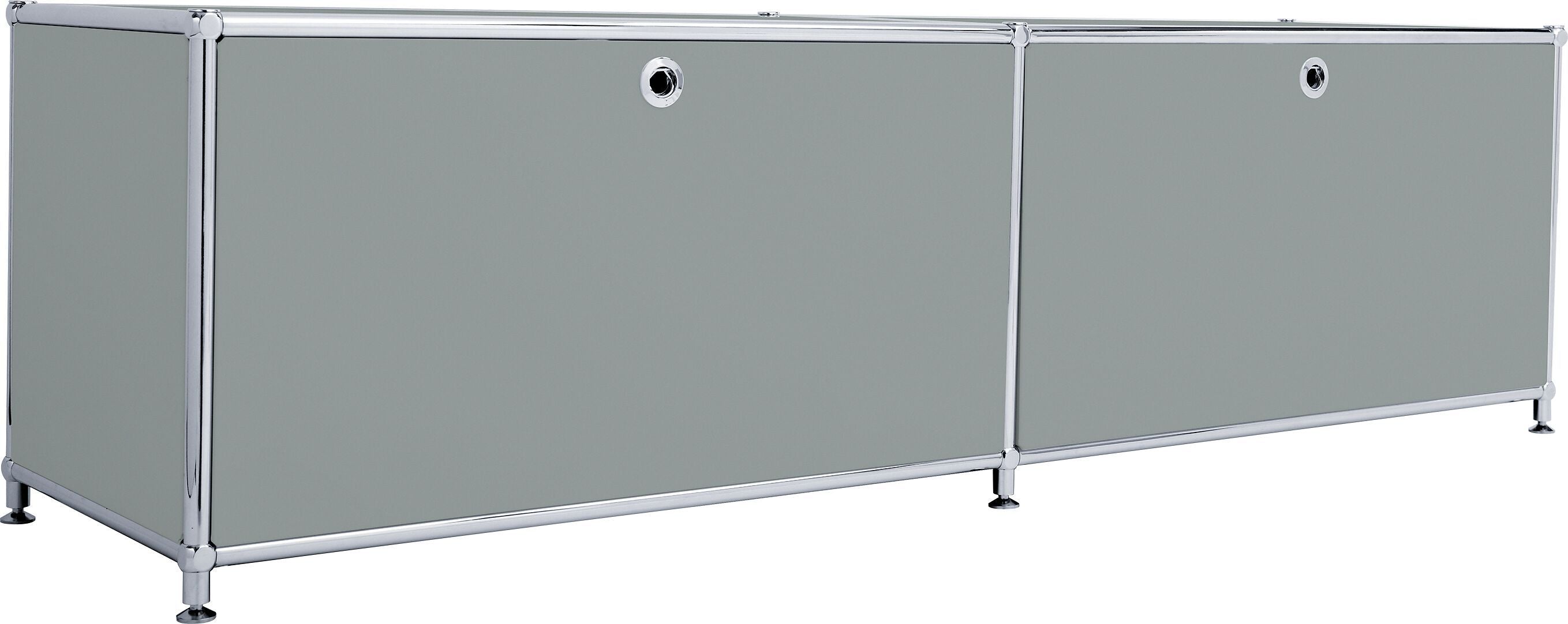 FLEXCUBE Lowboard - Grau / B: 152.0 cm x T: 40.0 cm x H: 43.0 cm