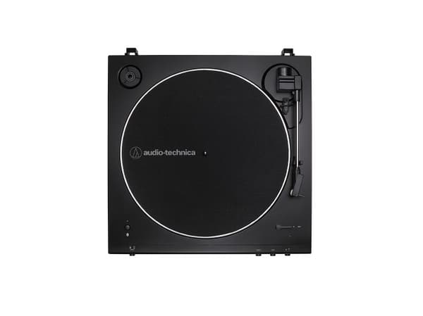 Audio-Technica AT-LP60XBT, Beltedrevet platespiller, Fullautomatisert, Sort, Aluminium, 33 1/3,45 RPM, 33 1/3,45 RPM