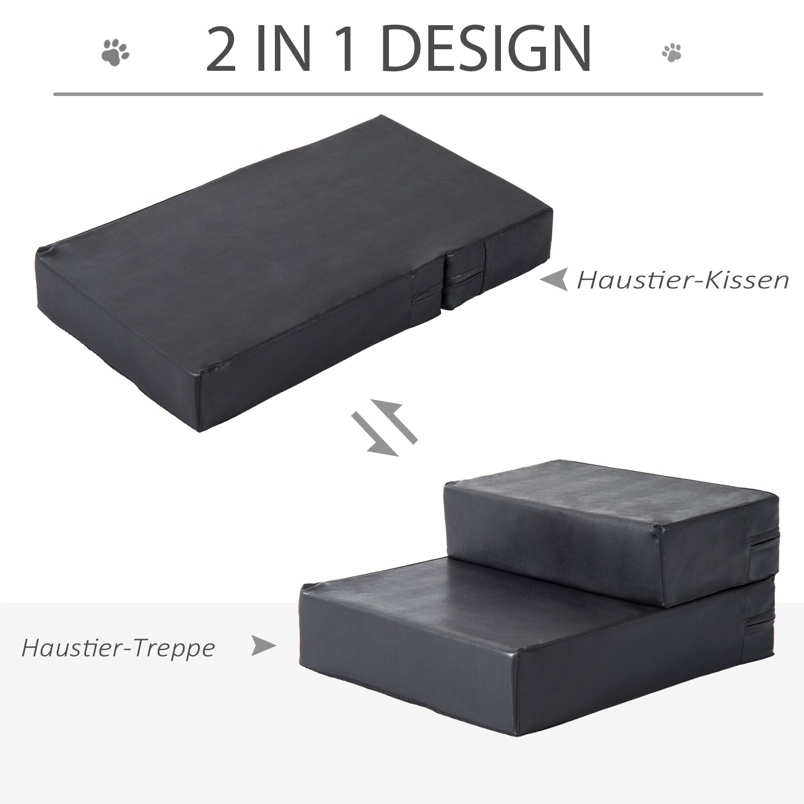 PawHut Hundetreppe klappbar