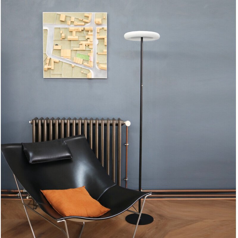 Lampadaire cocoon unilux led noir