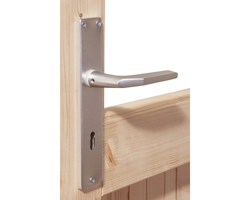 Karibu Tossens 3 tuinhuis inclusief uitschuifdak, 4,4 m, 716,5 x 333 cm, natuurlijke afwerking