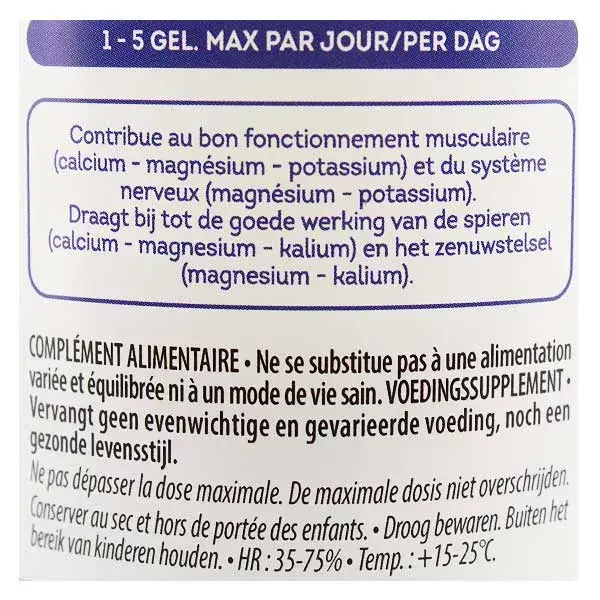 Be-Life Ca Mg K 60 gélules