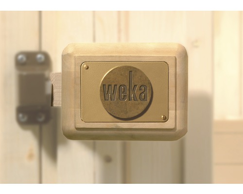 Weka saunadeurkrukset voor houten deuren zonder rolslot