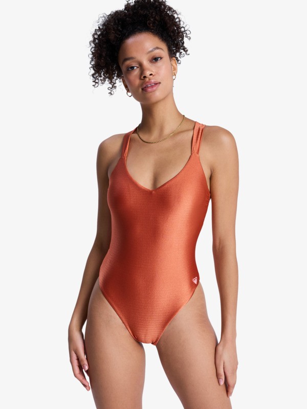 Beachside Bohemia One-Piece Maillot de bain une pièce Orange Femme