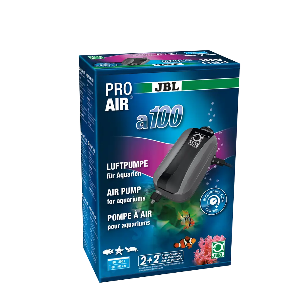 JBL ProAir A100 | Krachtige stille luchtpomp voor grotere aquaria