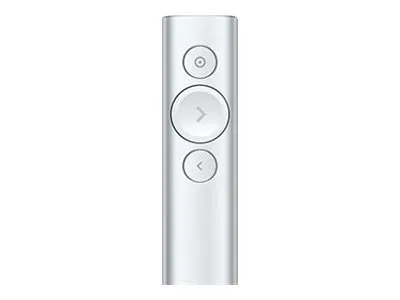 Logitech Spotlight - Fjernbetjening til præsentation - 3 knapper - sølv