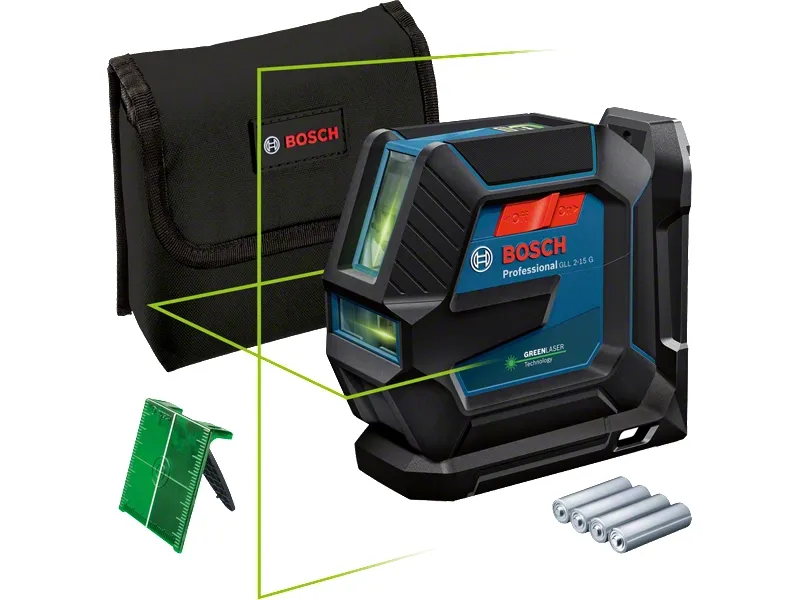Bosch GLL 2-15 G Professional - Krydslinjelaservaterpas