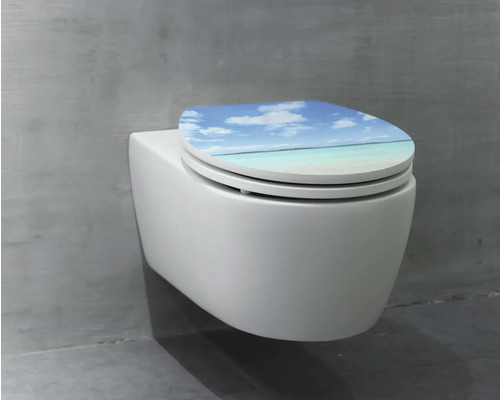form&style Ahunui decor toiletzitting met soft touch en soft-close mechanisme