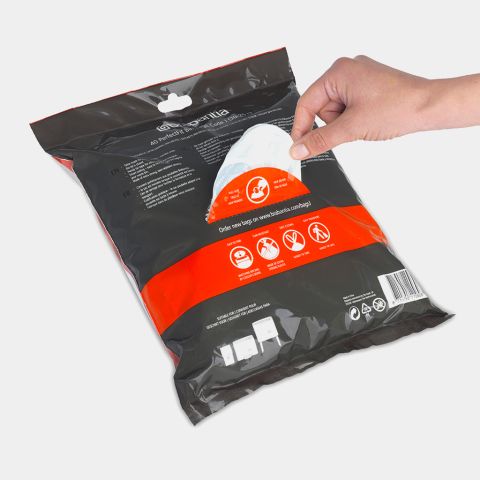 PerfectFit Afvalzakken Code J (23 liter), Dispenser Pack, 40 stuks